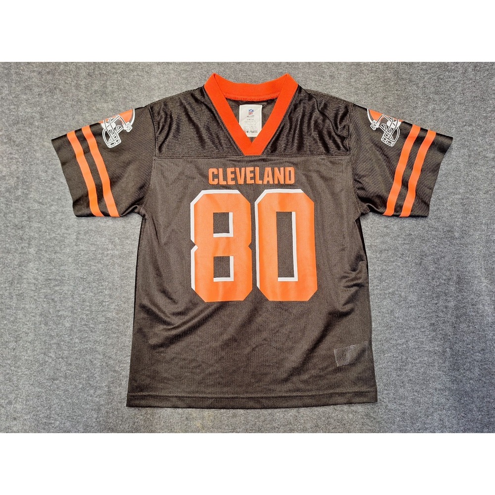 NFL Cleveland Browns Boys Football Jersey Dawg Pound #80 Landry Size MED 10/12